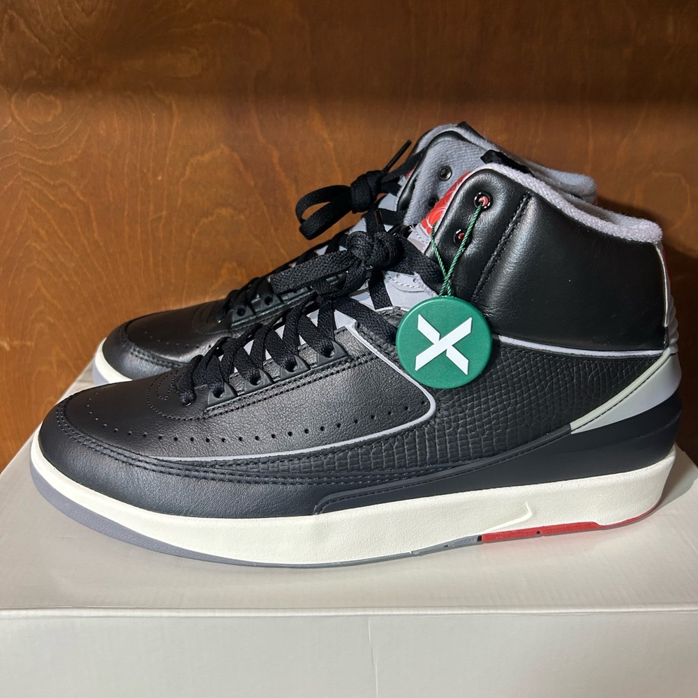 Jordan Black and White Sneakers